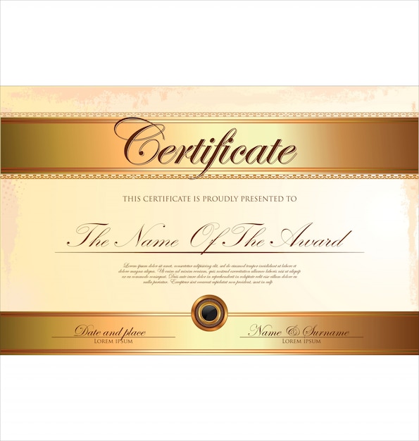 el certificado