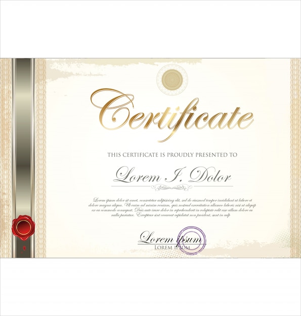 el certificado