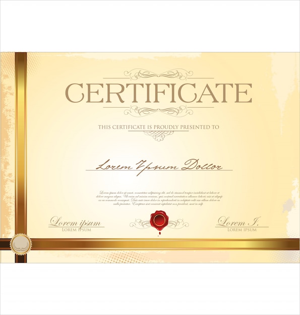 el certificado