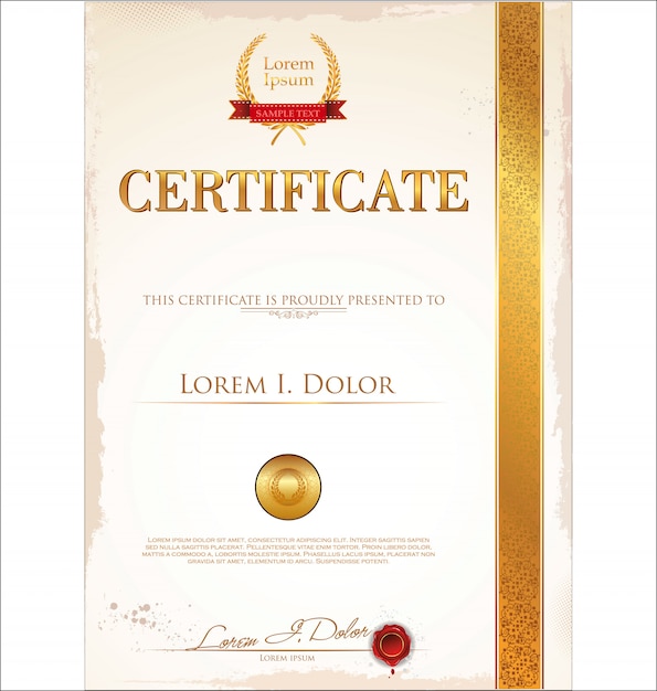 el certificado