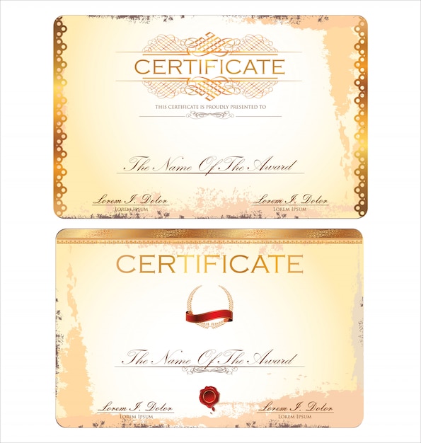 el certificado