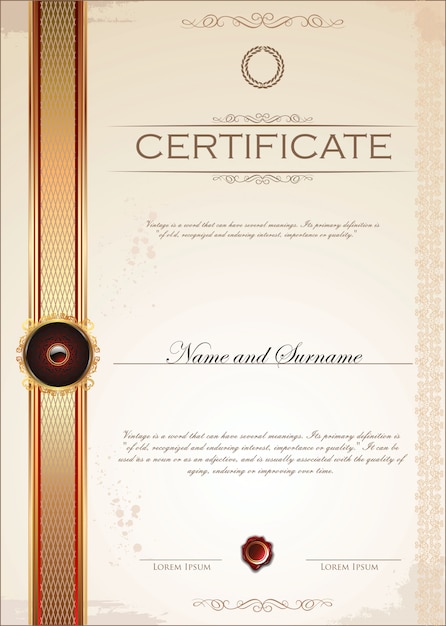 el certificado