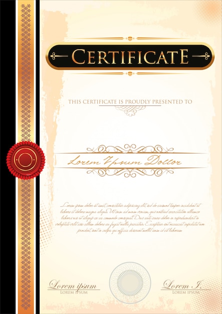 el certificado