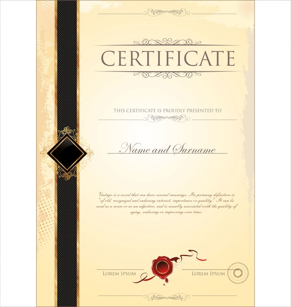 el certificado