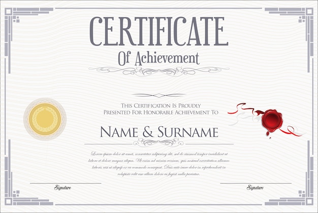 el certificado