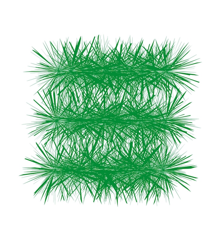 Vector césped