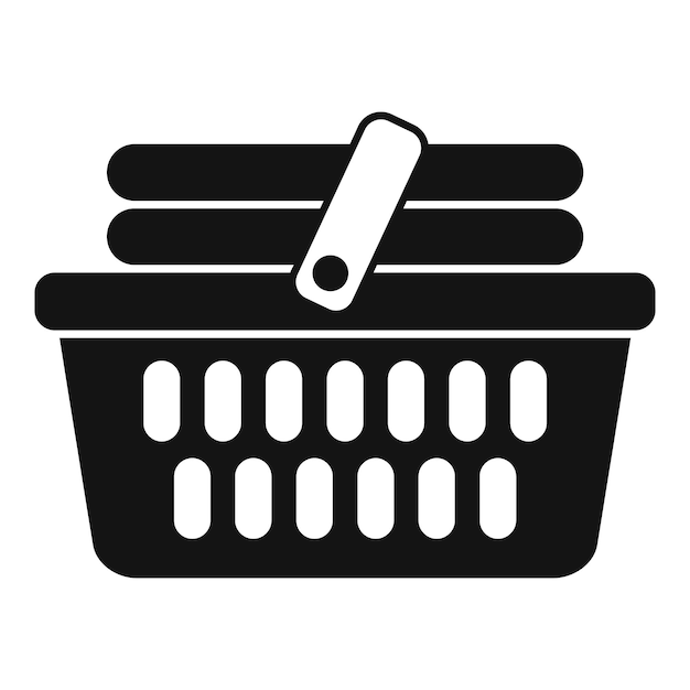 Cesta de compras llena de ropa que se compra después de una fiesta de compras