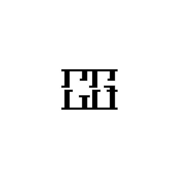 CG monograma logotipo diseño carta texto nombre símbolo monocromo logotipo alfabeto carácter simple logotipo