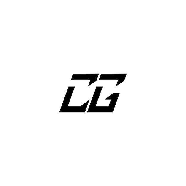 CG monograma logotipo diseño carta texto nombre símbolo monocromo logotipo alfabeto carácter simple logotipo