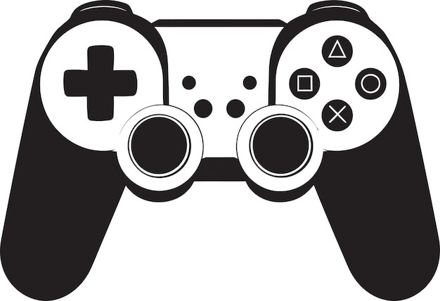 Chaos controlado Gamepad Símbolo icónico Consola de control Joystick Diseño del logotipo