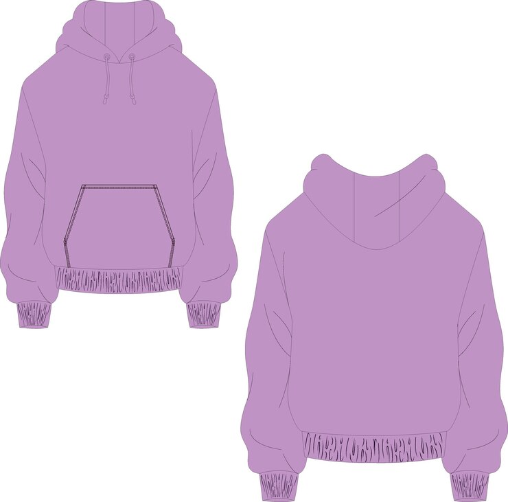 chaqueta con capucha de gran tamaño colorear dibujo vectorial chaqueta con hoodie de entrenadores de gran tamaño plantilla de capucha