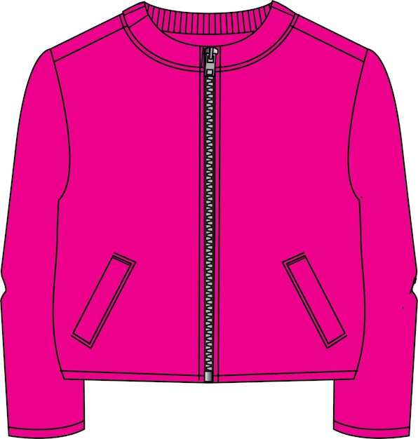 Vector chaqueta casual para mujeres