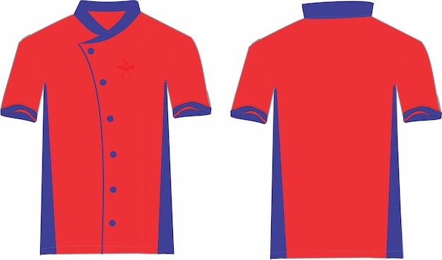 chaqueta de chef hombres vector
