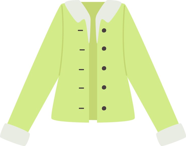 Vector chaqueta de mujer de otoño