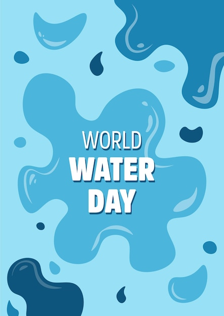 Vector la charca de worldwaterday