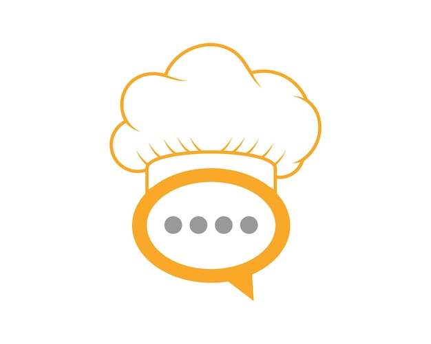 Charla de burbujas con sombrero de chef