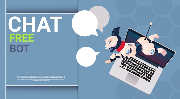 Chat Bot Free Robot Asistencia virtual de sitio web o aplicaciones móviles, Artificial Intelligence Co