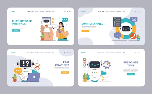 Chat bot universo web o set de aterrizaje sumergirse en el apoyo impulsado por motores nlp y personalización