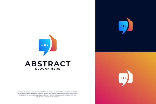 Chat comunica la inspiración para el diseño del logotipo