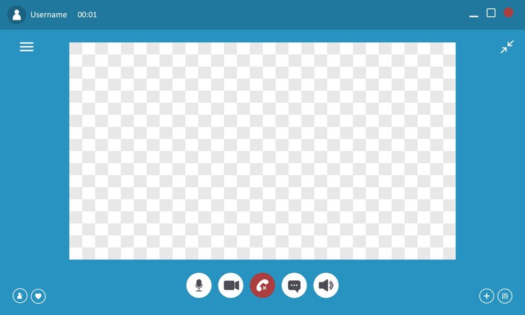 Vector chat en línea con botones para computadora portátil