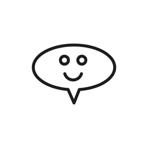 Chat en vivo Icon Set Talk Discurso Comentario Simbolo vectorial de burbuja en un estilo negro lleno y delineado Signo de mensaje de soporte en línea