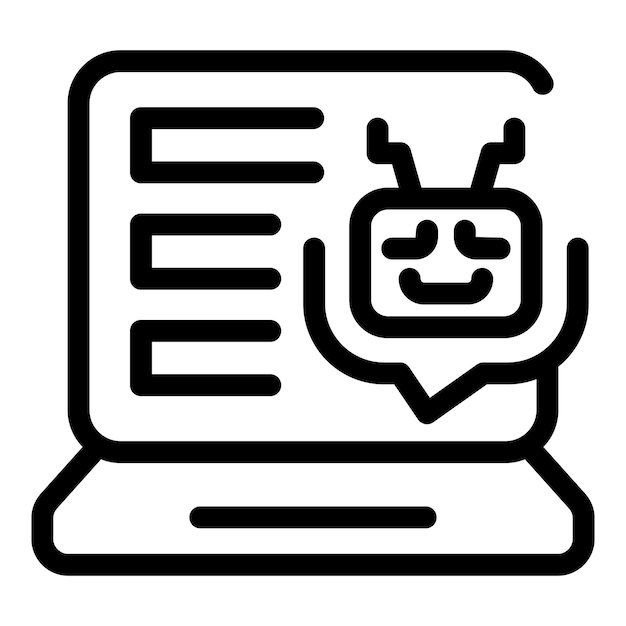 El chatbot está proporcionando información útil y apoyo en una pantalla de portátil