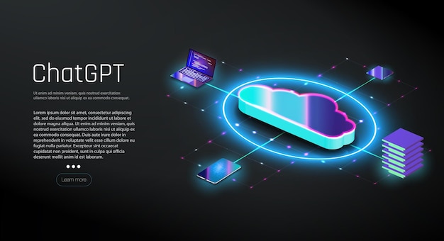 Chatbot de inteligencia artificial sobre fondo tecnológico AI Chatbot concepto Artificial int