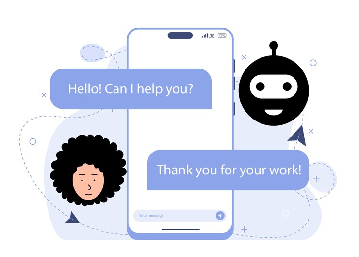 Vector chatbot que utiliza y chatea con un chatbot de inteligencia artificial desarrollado por una empresa de tecnología