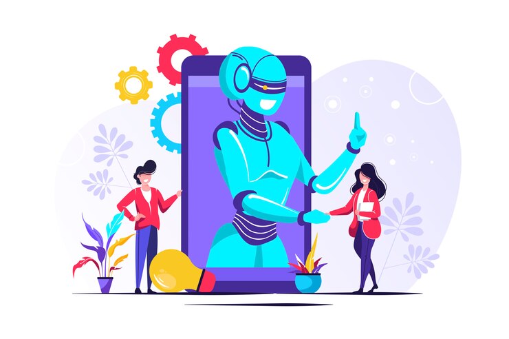 Vector chatbot, soporte en línea de robótica