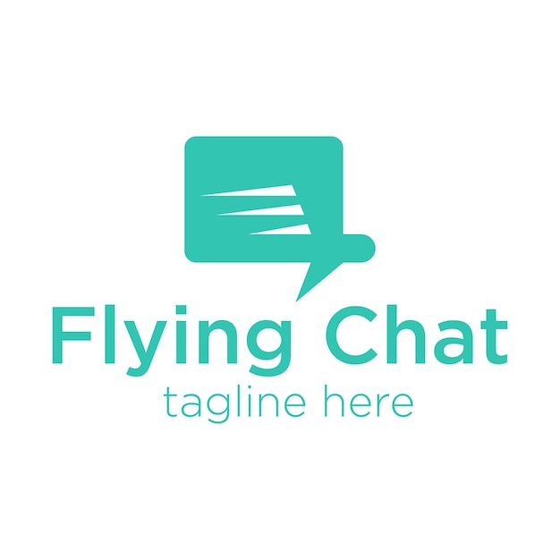 chatea con el diseño del logo del avión