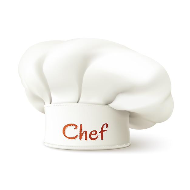 Chef hat realista