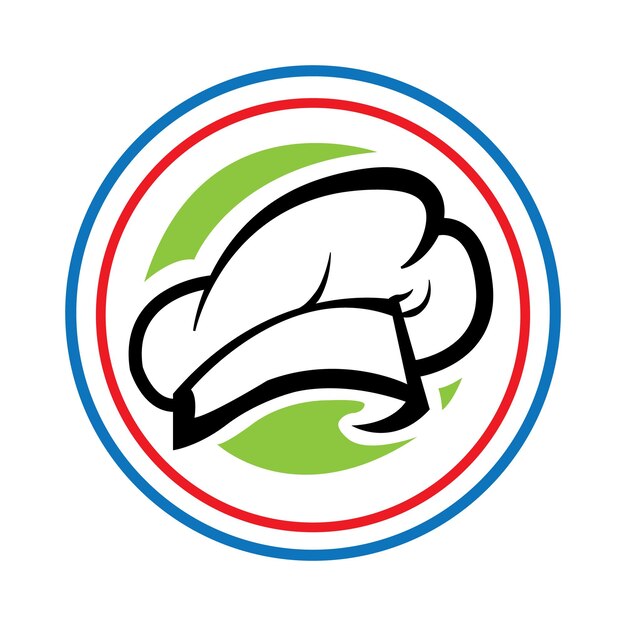 Chef icono logo vector plantilla de diseño