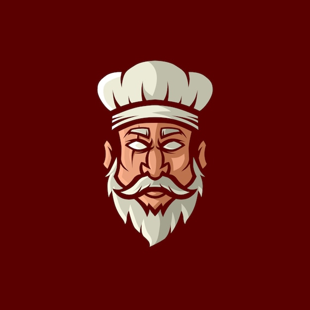 Vector chef logo mascot