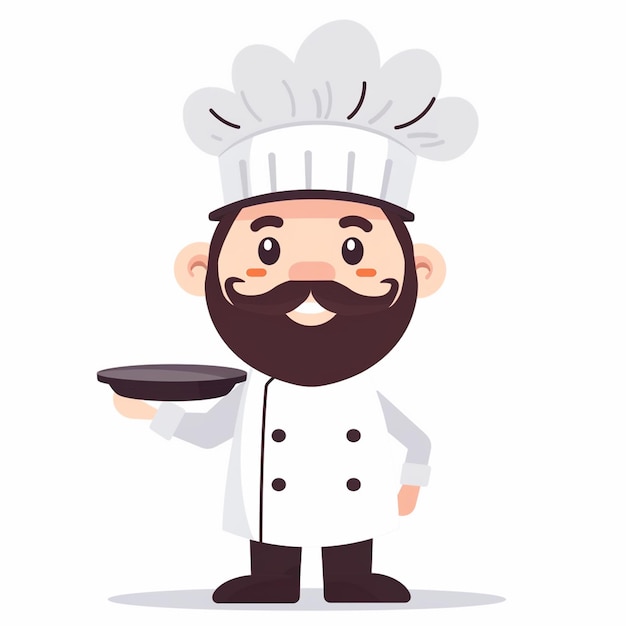 chef restaurante vector cocina cocinero sombrero comida símbolo de icono profesional señal de ilustración