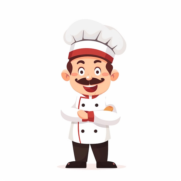 chef restaurante vector cocina cocinero sombrero comida símbolo de icono profesional señal de ilustración
