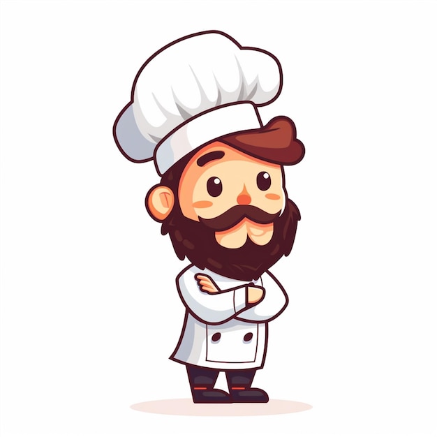 chef restaurante vector cocina cocinero sombrero comida símbolo de icono profesional señal de ilustración