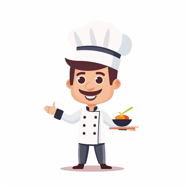 chef restaurante vector cocina cocinero sombrero comida símbolo de icono profesional señal de ilustración