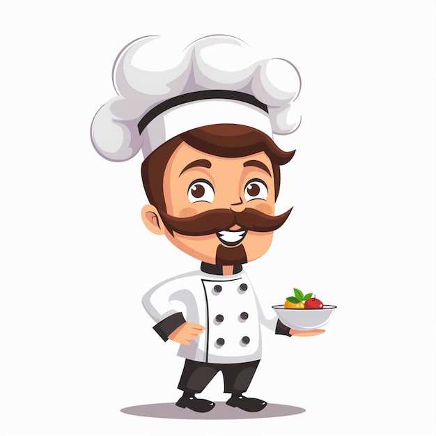 chef restaurante vector cocina cocinero sombrero comida símbolo de icono profesional señal de ilustración