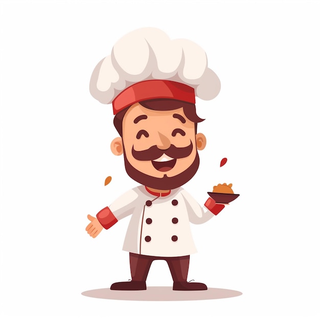 chef restaurante vector cocina cocinero sombrero comida símbolo de icono profesional señal de ilustración