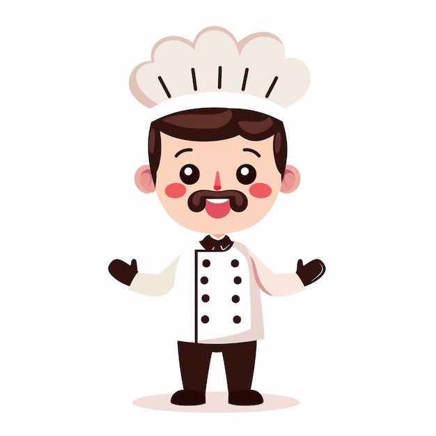 chef restaurante vector cocina cocinero sombrero comida símbolo de icono profesional señal de ilustración