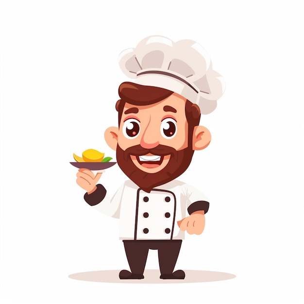 chef restaurante vector cocina cocinero sombrero comida símbolo de icono profesional señal de ilustración