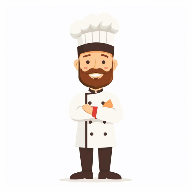 chef restaurante vector cocina cocinero sombrero comida símbolo de icono profesional señal de ilustración