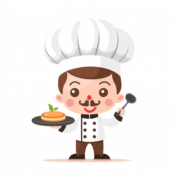 chef restaurante vector cocina cocinero sombrero comida símbolo de icono profesional señal de ilustración