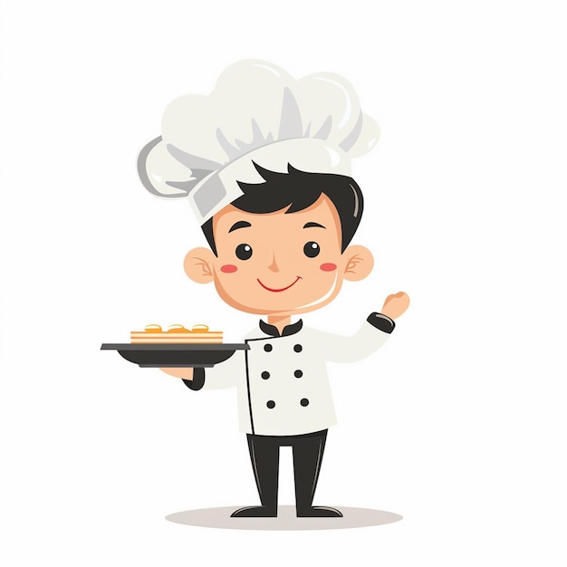 chef restaurante vector cocina cocinero sombrero comida símbolo de icono profesional señal de ilustración