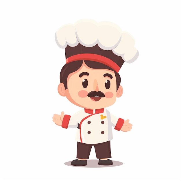chef restaurante vector cocina cocinero sombrero comida símbolo de icono profesional señal de ilustración