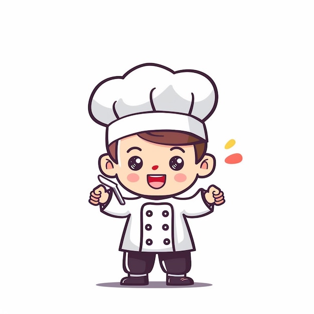 chef restaurante vector cocina cocinero sombrero comida símbolo de icono profesional señal de ilustración