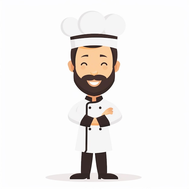 chef restaurante vector cocina cocinero sombrero comida símbolo de icono profesional señal de ilustración
