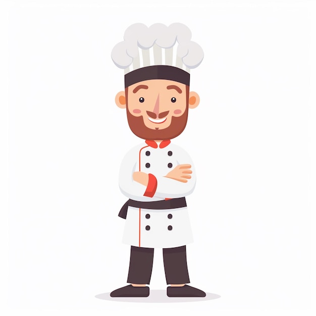 chef restaurante vector cocina cocinero sombrero comida símbolo de icono profesional señal de ilustración