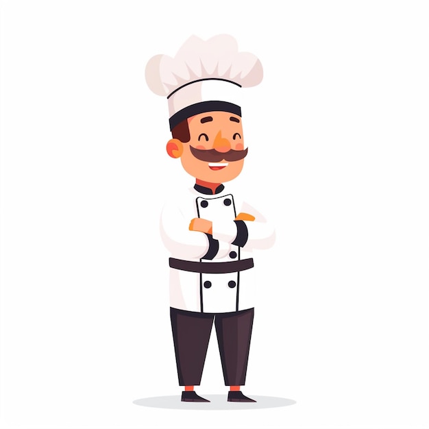 chef restaurante vector cocina cocinero sombrero comida símbolo de icono profesional señal de ilustración