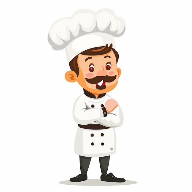 chef restaurante vector cocina cocinero sombrero comida símbolo de icono profesional señal de ilustración